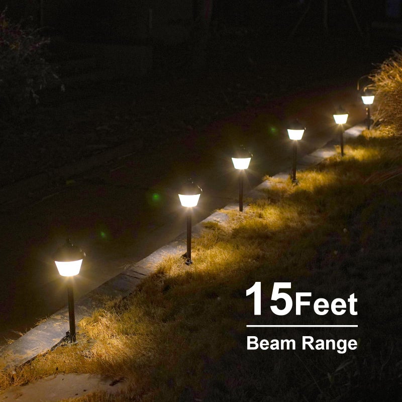 GOODSMANN Pathway Light 1.5W LED Outdoor Low Voltage Landscape Lighting 100 Lumen Hardwired Path Lights 3000K Warm White Metal Walkway Light with Cable Connectors - Image 3
